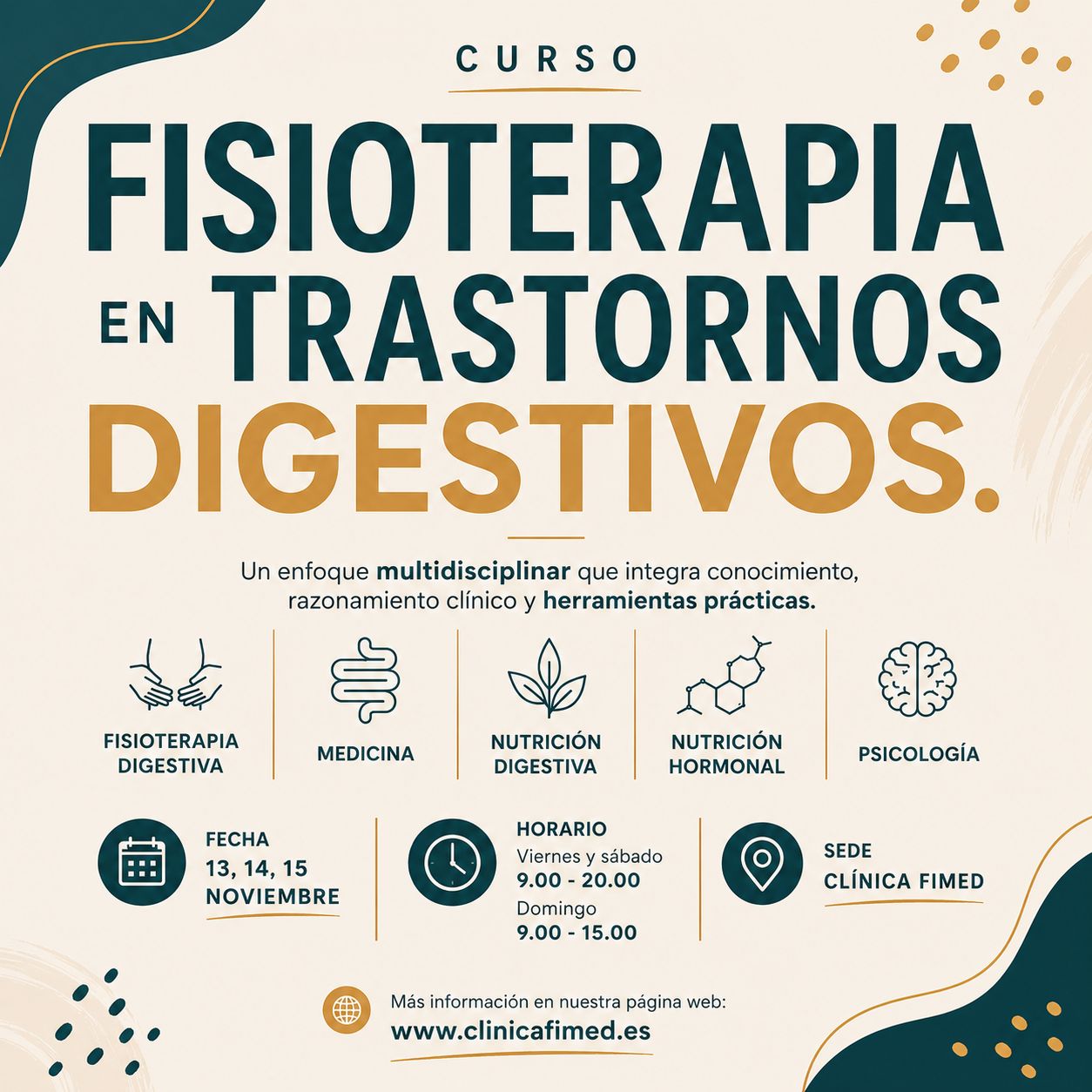 Physiotherapy in Digestive Disorders course 2026