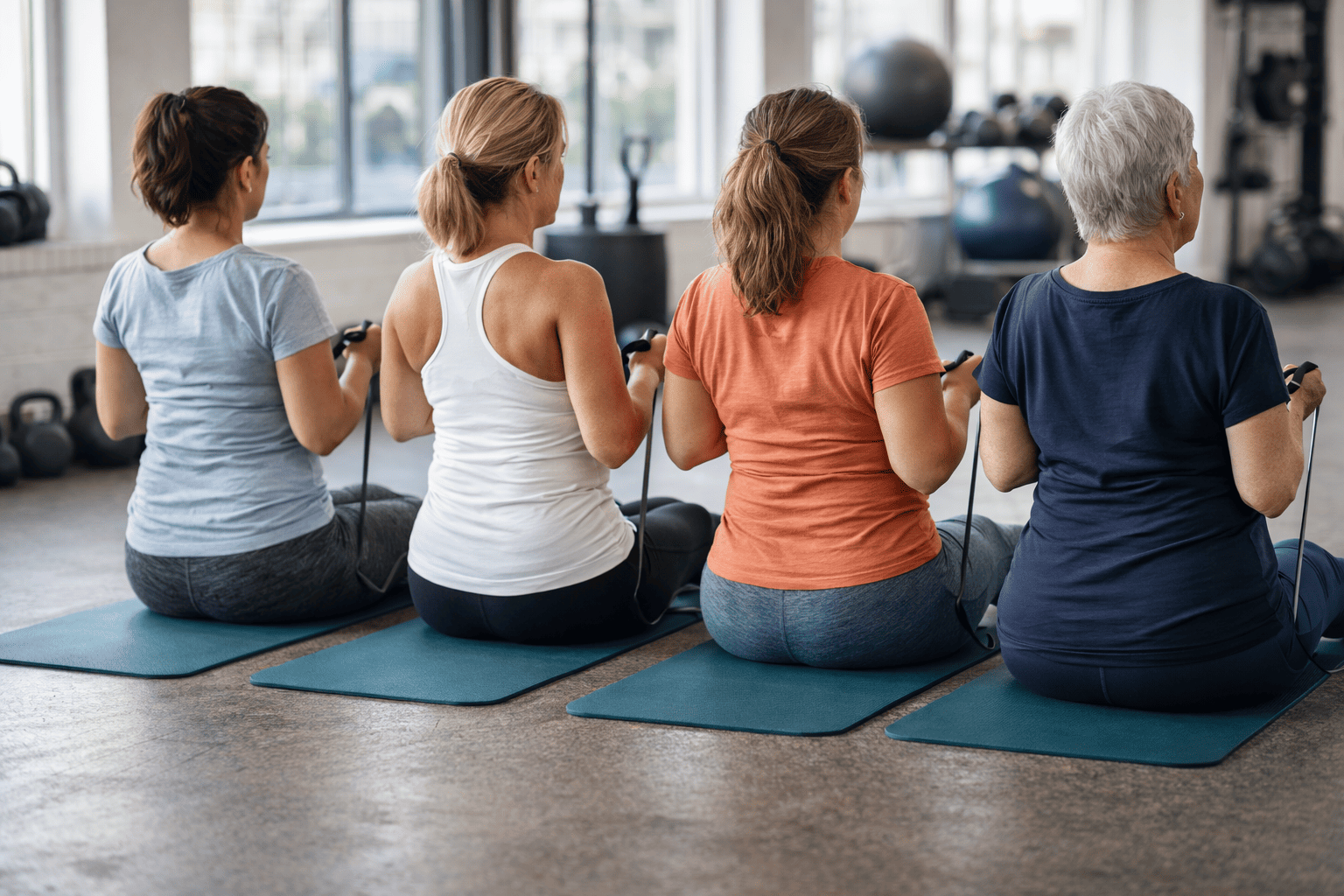 Women's exercise group